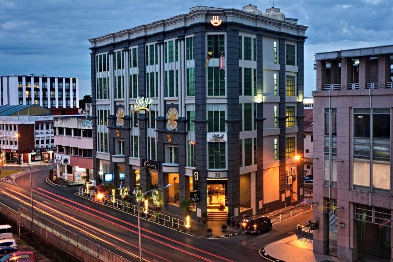 Abell Hotel Kuching Bagian luar foto